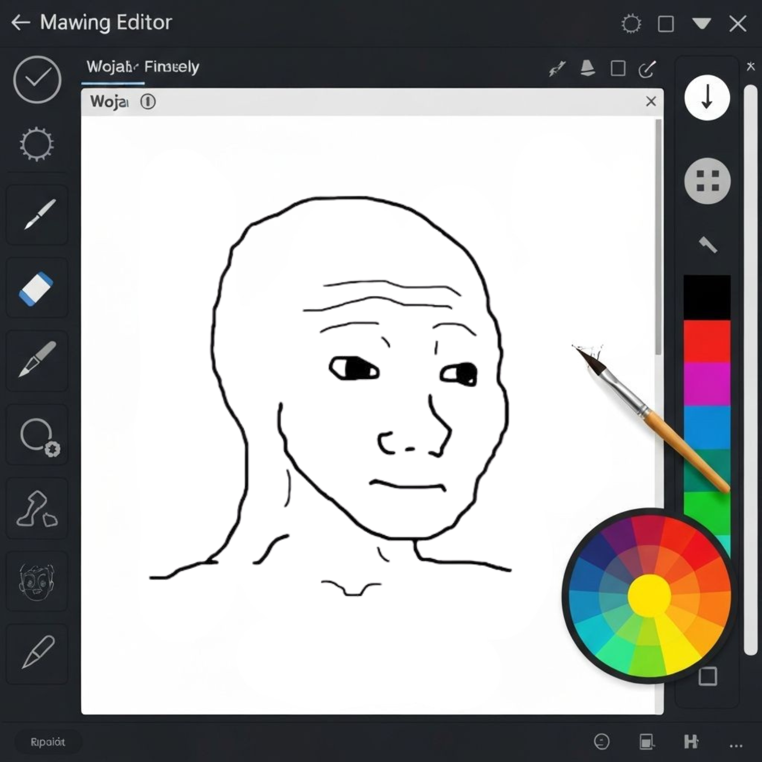 MemeForge editor interface